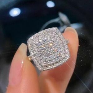 New 925 Sterling silver diamond 💍 ring